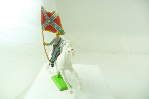 Britains Deetail Confederate Army soldier riding with flag