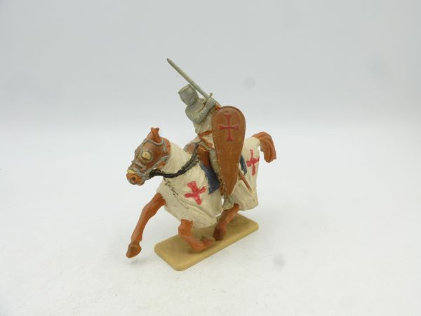 Crusader riding with sword + shield