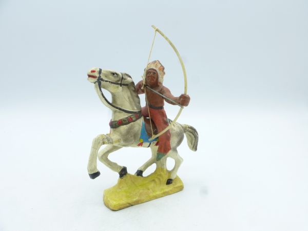 Hopf Indianer reitend mit Bogen - bespielt, siehe Fotos