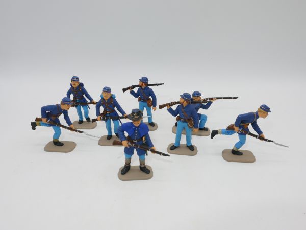 ACW Group of Northerners (8 figures), 54 mm - great painting