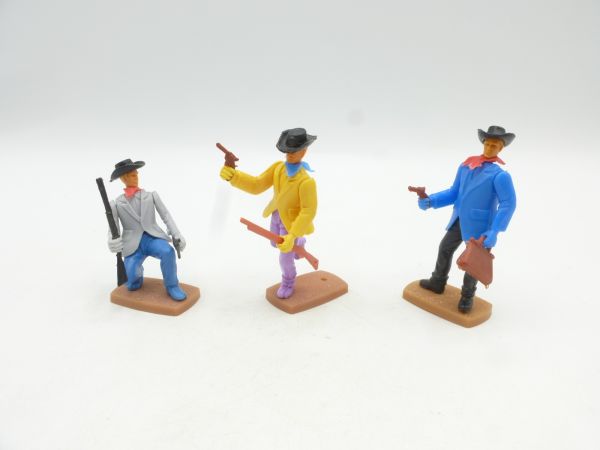 Plasty Cowboys / Gentlemen (3 figures) - nice set