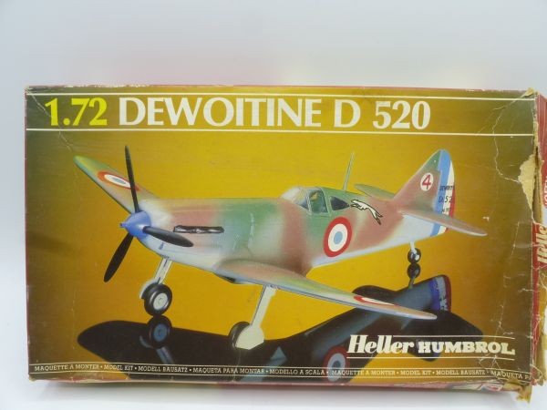 Heller 1:72 Dewoitine D520, No. 80212 - orig. packaging, box with traces of storage