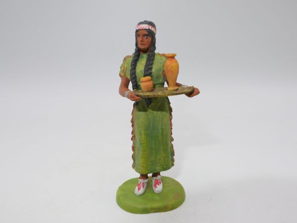 Indianerin mit Getränken - toller 7 cm Umbau