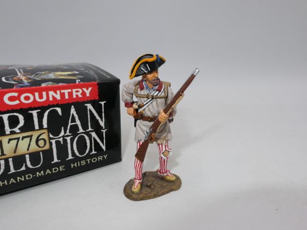 King & Country American Rifleman Holding Cartridge, AR056 - orig. packaging