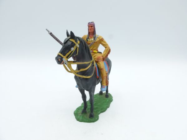 Elastolin 7 cm Winnetou on horseback, No. 7551