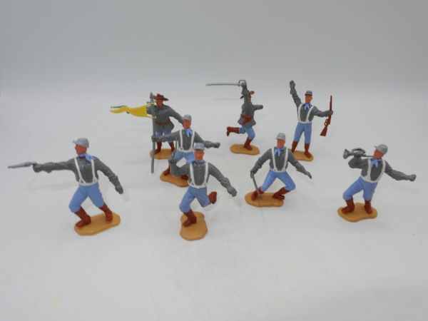 Andrea Miniatures Group of Southerners 2nd version standing (8 figures)