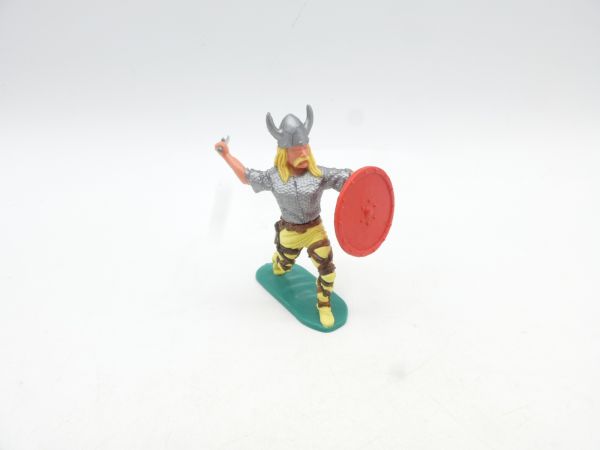 Timpo Toys Viking running with rare original red shield