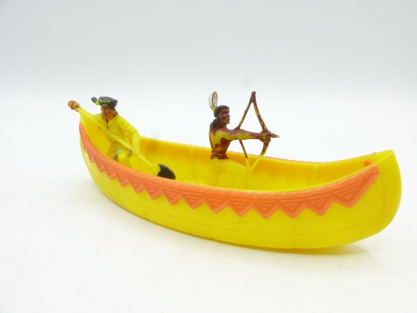 W. Germany / Jean Canoe with trapper (yellow) + Indian