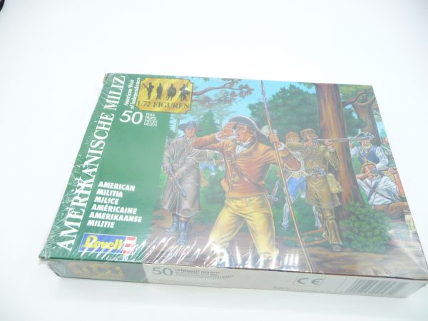Revell 1:72 American Militia, No. 2561 - orig. packaging, shrink-wrapped (detached on one side)