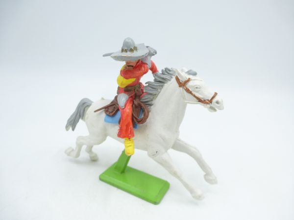 Britains Deetail Mexican riding, lunging with sabre - rare colour