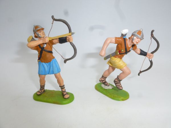 Preiser 7 cm 2 Roman archers, No. 8430 + 8431 - brand new