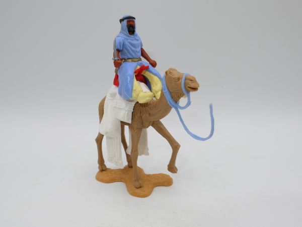 Timpo Toys Camel rider (light blue, light yellow inner trousers)