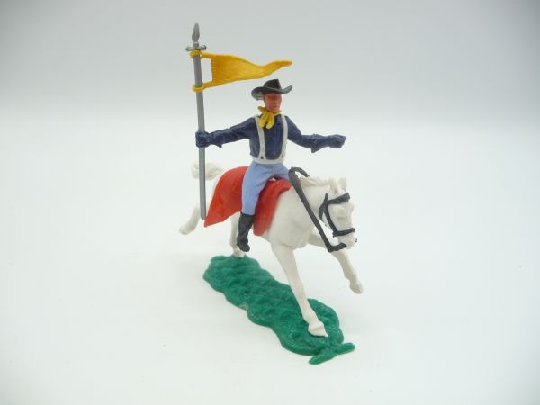 Timpo Toys Union Army Soldier riding with flag