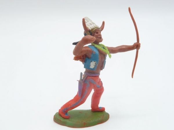 Britains Swoppets Indian standing with bow, arrow shot