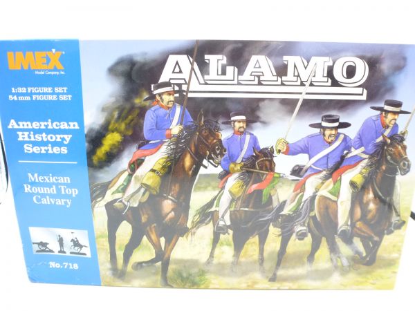 IMEX 1:32 Mexican Round Top Cavalry, No. 718 - orig. packaging, on cast