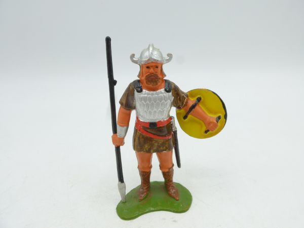 Heimo Viking standing with lance + shield (hard plastic)