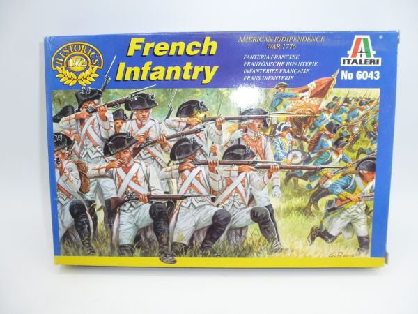 Italeri 1:72 French Infantry, American Independence War, No. 6043