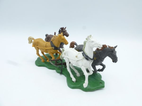 Britains Swoppets Horse and carriage for gun carriage / gun train - used