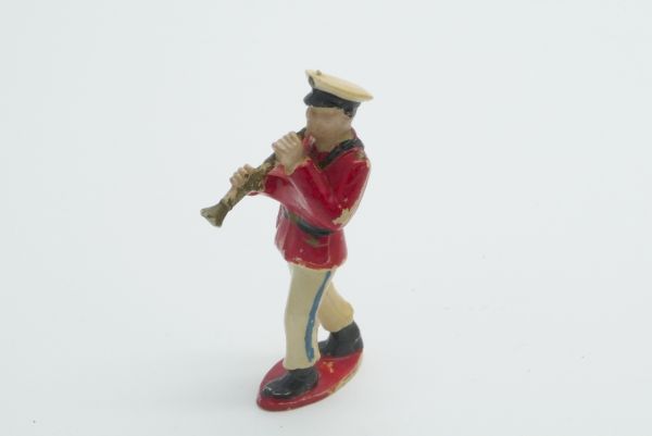 Military band, soldier with clarinet (hard plastic)