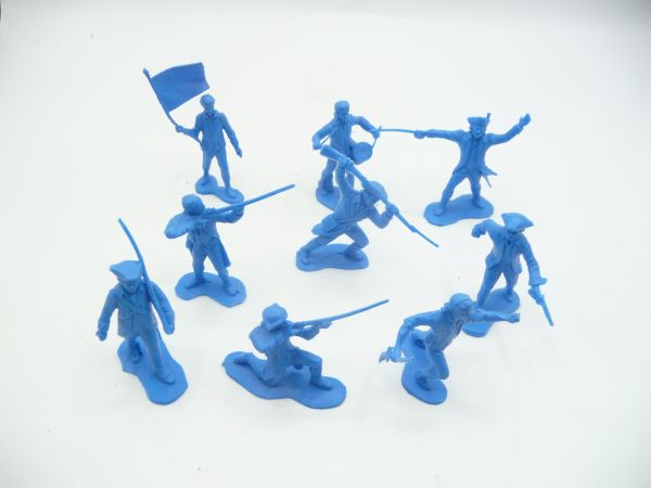 Group of Soldiers War of Independence (9 figures)