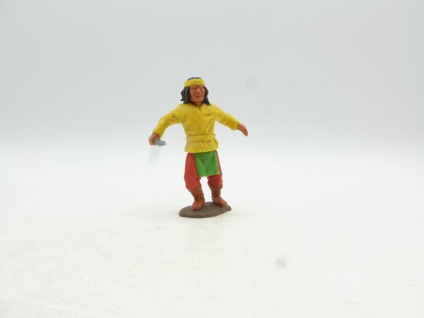 Timpo Toys Apache stehend, gelb - tolles Unterteil