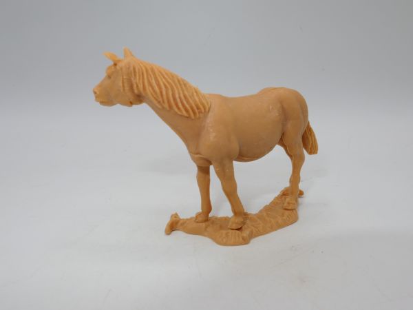 Timpo Toys Pferd, beige, stehend - selten, original