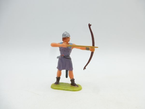 Elastolin 4 cm Norman archer, shooting mechanically