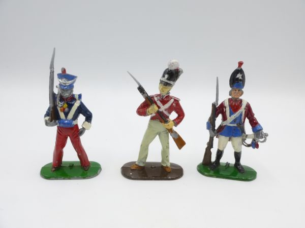 W. Germany Group of Napoleonic figures, painted (3 figures)