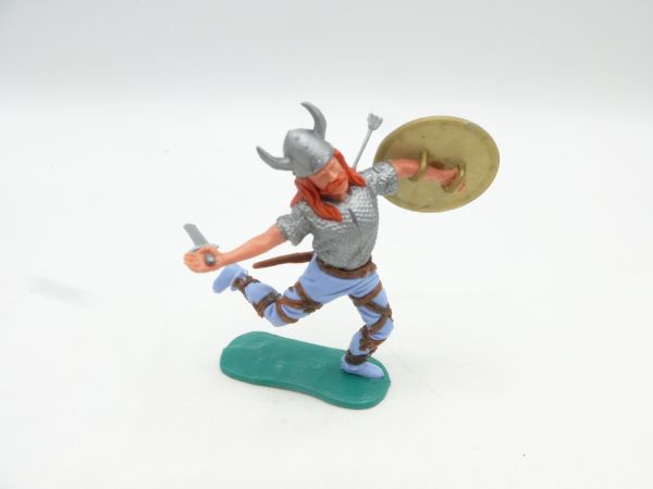 Timpo Toys Viking running, hit by arrow