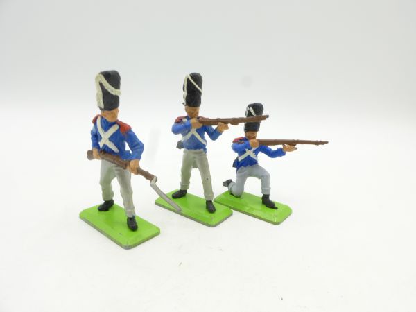 Britains Deetail 3 Frenchs standing (different poses)