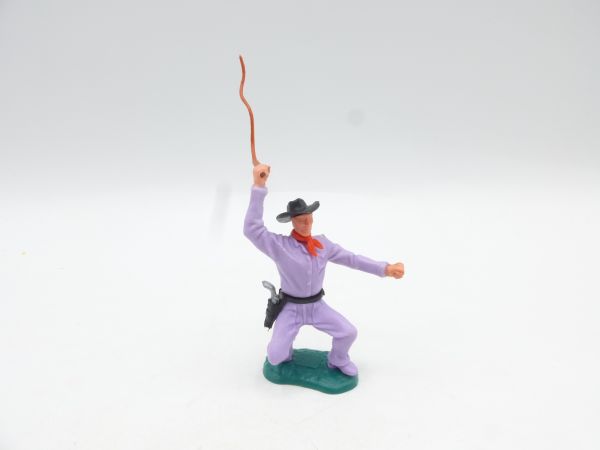 Timpo Toys Cowboy 2nd version standing with whip - great combo