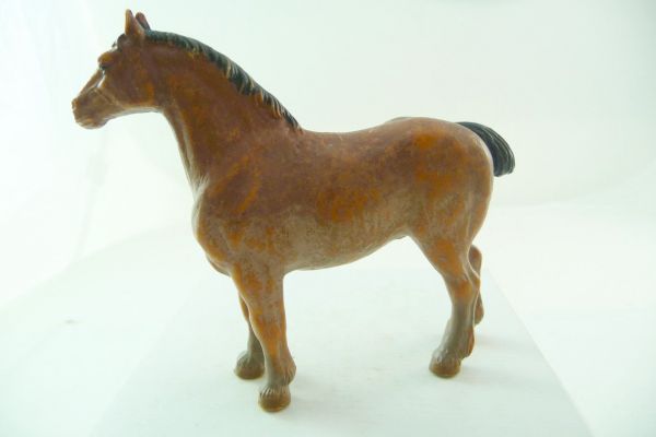Elastolin Horse, heavy type, brown, No. 3813