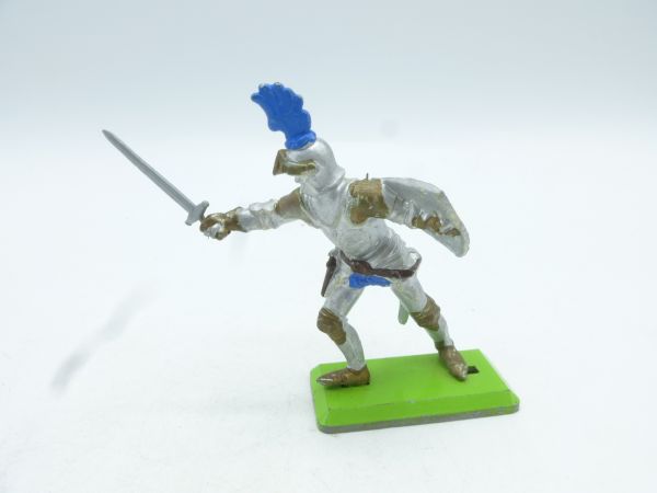 Britains Deetail Knight attacking with sword - rare face painting