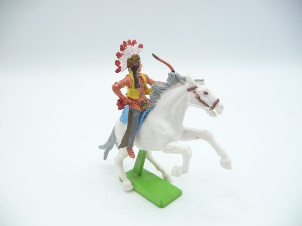 Britains Deetail Indian on horseback with bow - brand new