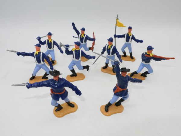 Timpo Toys Set of Northerners 2nd version (9 figures)