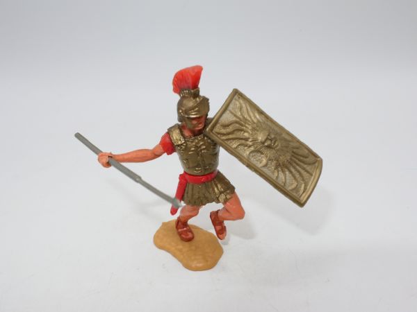 Timpo Toys Roman running with pilum, red - shield loops ok