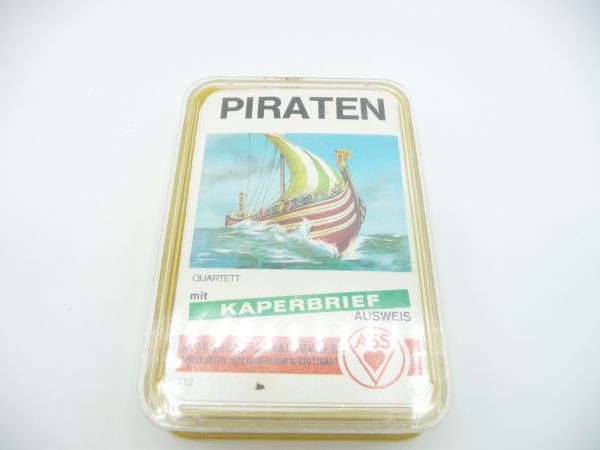ASS Quartett: Piraten. 32 Karten - in Box mit Originalpreisschild, guter Zustand