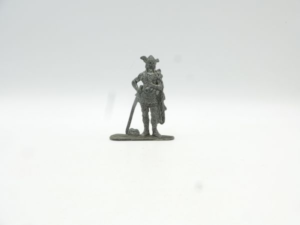 Lone Star (Metal) Viking with horn + shield - unpainted