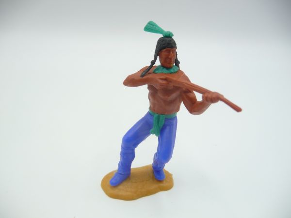 Timpo Toys Indian 2nd version standing, firing rifle