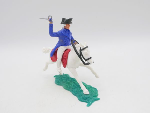 Timpo Toys Franzose zu Pferd, mit Säbel ausholend