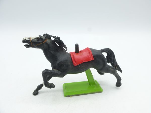 Britains Deetail Pferd langlaufend, schwarz, rote Decke