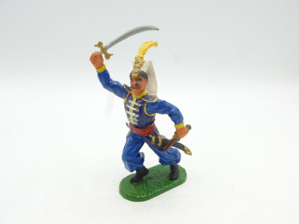 Elastolin 7 cm Janissary with sabre, No. 9110 (made in Austria)