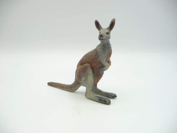 Elastolin Masse Känguru seitlich schauend - tolle Bemalung, sehr guter Zustand