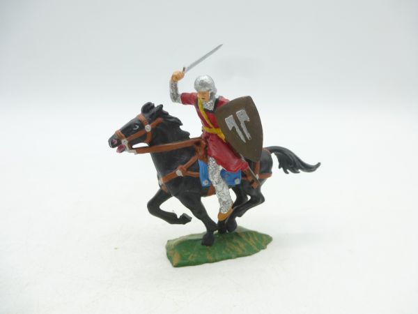 Preiser 4 cm Norman with sword on horseback, No. 8857