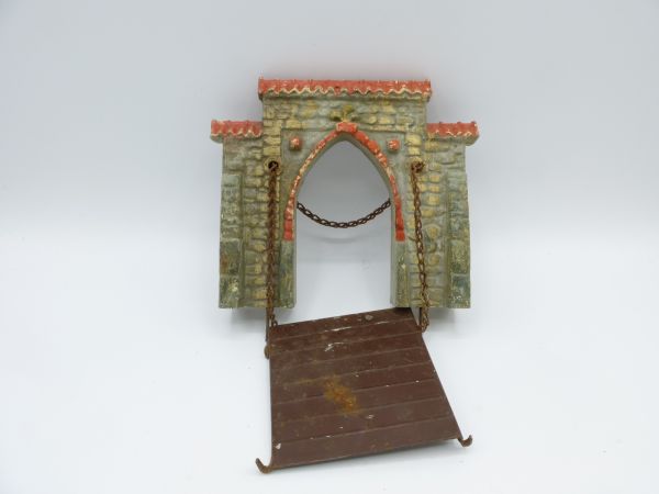 Elastolin 7 cm Gate with drawbridge - used