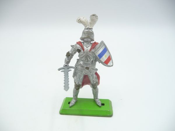 Britains Deetail knight with sword + shield - rare colour