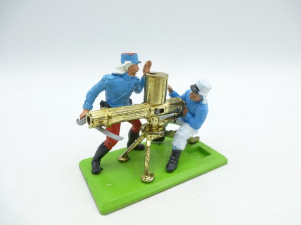 Britains Deetail Minidiorama Foreign Legionnaires with Gatling Gun