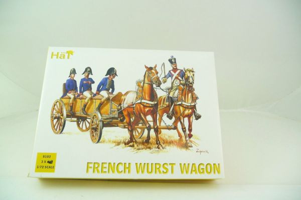 HäT 1:72 French Wurst Wagon, No. 8102 - orig. packaging, on cast
