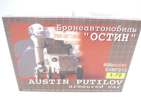 Extra TECH 1:72 Austin Putilov armoured car Construction Kit Resin, EXM 7213