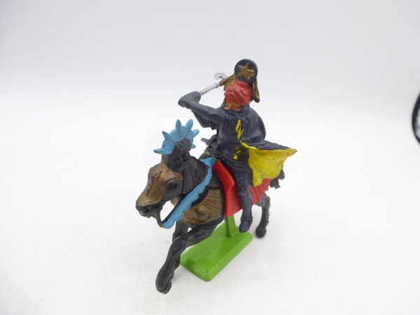 Britains Deetail Saracen riding lunging with battleaxe sideways
